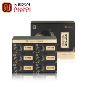 [농협홍삼 한삼인] 기력보황 60mL x 60포 + 쇼핑백