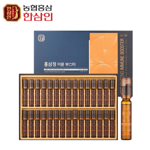 [농협홍삼 한삼인] 홍삼정 이뮨 부스터 20.5g (액상 20mL+정제 500mg) &times; 30병 + 쇼핑백