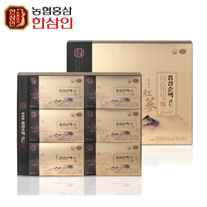 [농협홍삼 한삼인] 홍삼순액골드 70mL&times;30포 + 쇼핑백