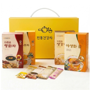 [더조은] 전통 건강차세트 4종 (쌍화차 호박차 천마차 꿀)