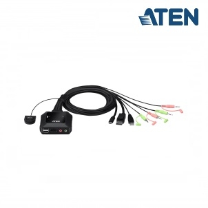 ATEN PCS52DP 2포트 DP USB-C KVM 스위치