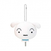 짱구는 못말려 크레용신짱 가방고리 봉제인형 마스코트 D 흰둥이 풍선