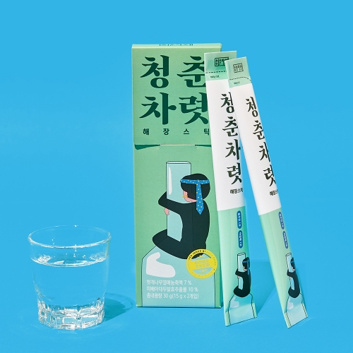 밀라이트 청춘차렷 해장스틱 1세트 15g x 2 ea