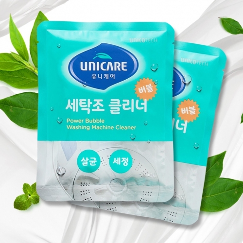 유니케어 버블 세탁조 클리너(200g-4개입)