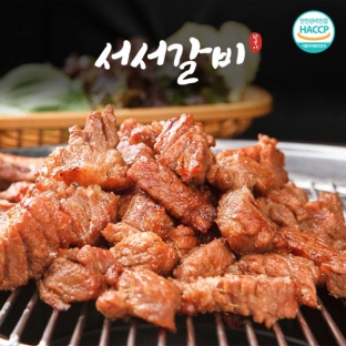 왕조실록 서서갈비 양념돼지 왕구이 1.2kg(2팩)