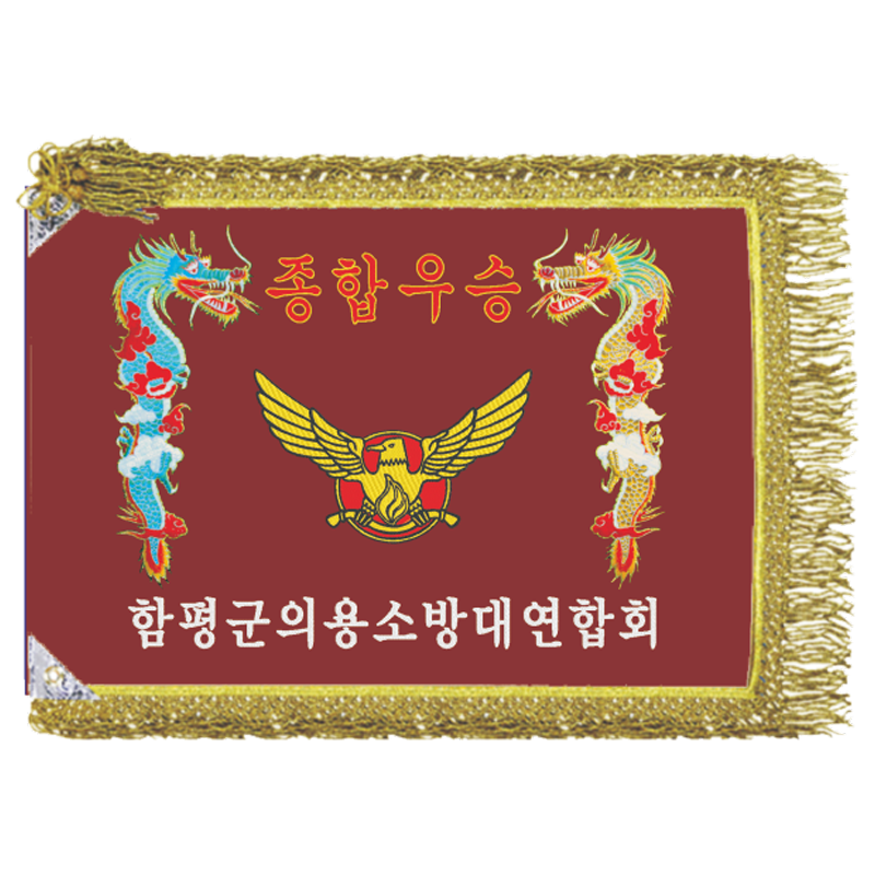 함평군의용소방대 단체기(용+금수술)