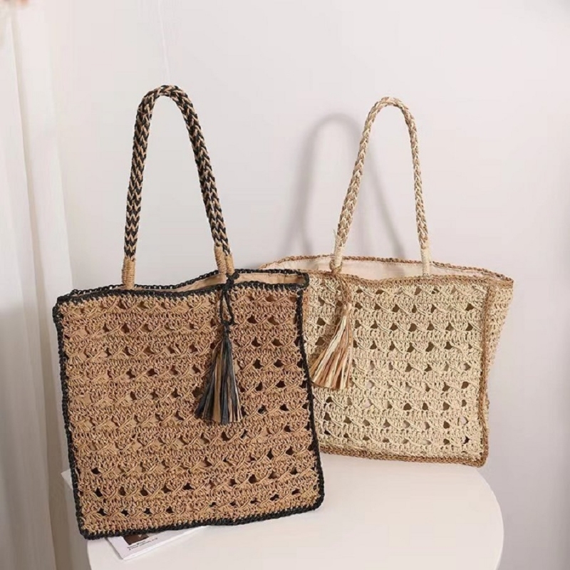 Rattan Tassel Bag