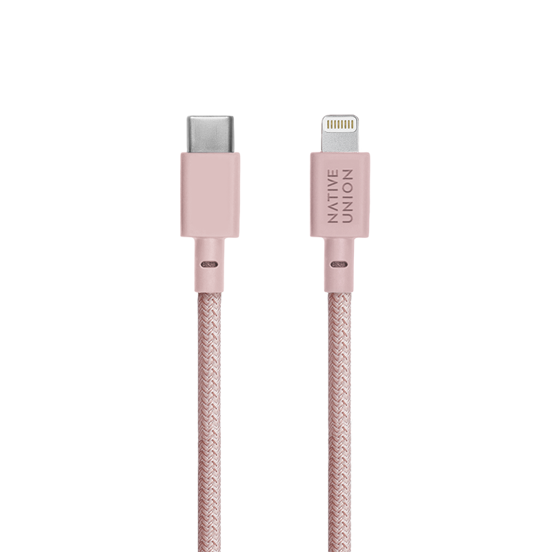 BELT CABLE ROSE (USB-C TO LIGHTNING)