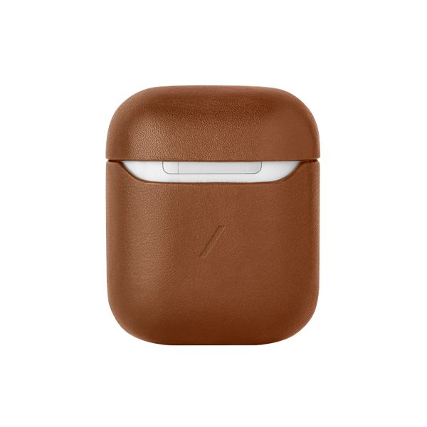 LEATHER CASE FOR AIRPODS BROWN