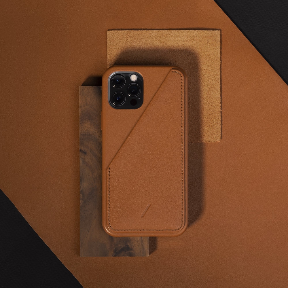 CLIC CARD TAN (IPHONE 12 & 12 PRO)