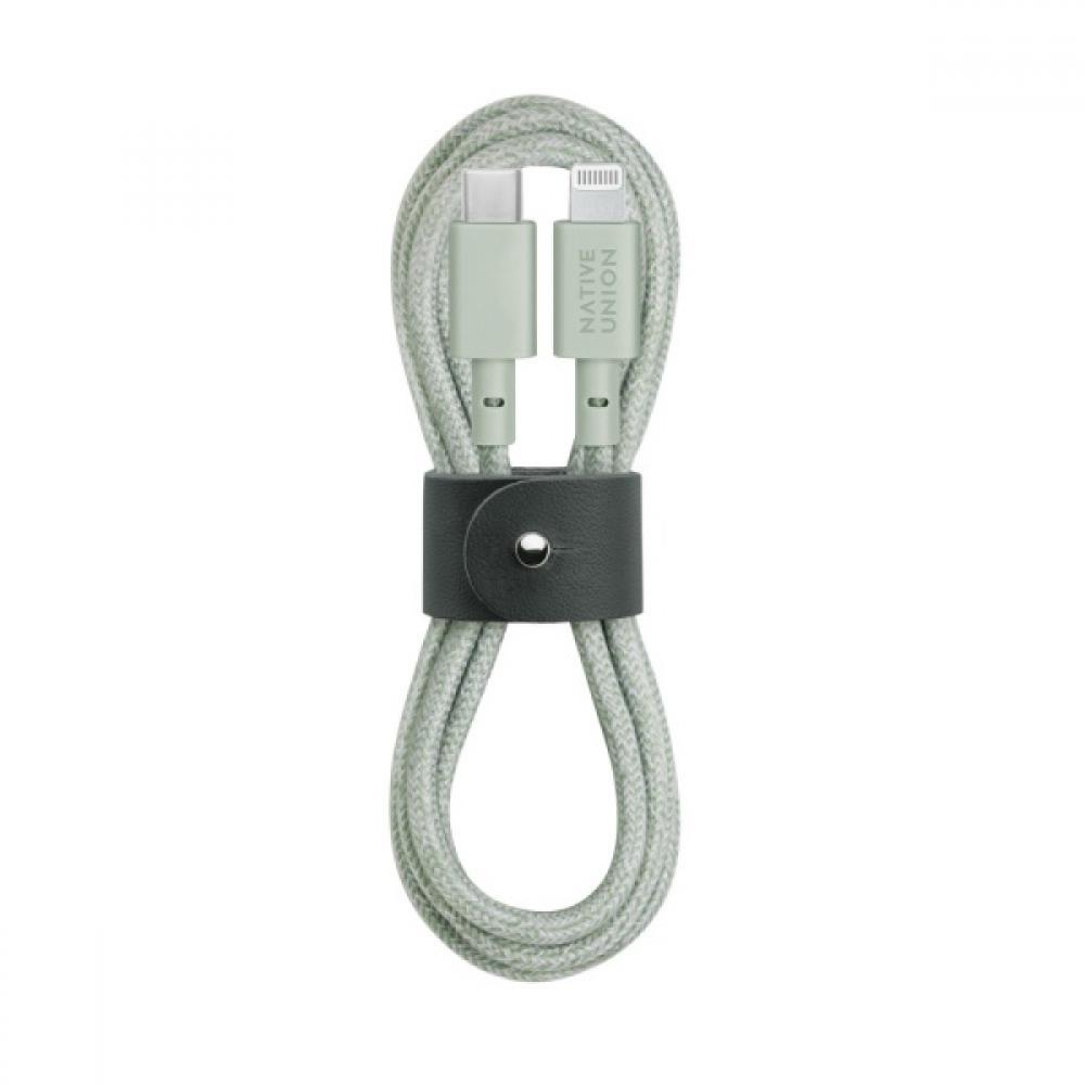 BELT CABLE GREEN (USB-C TO LIGHTNING)