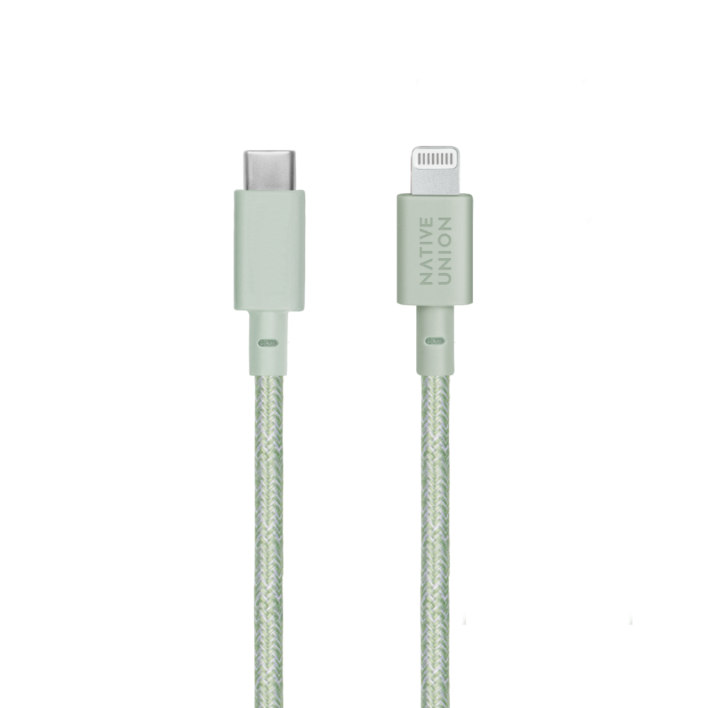 BELT CABLE GREEN (USB-C TO LIGHTNING)