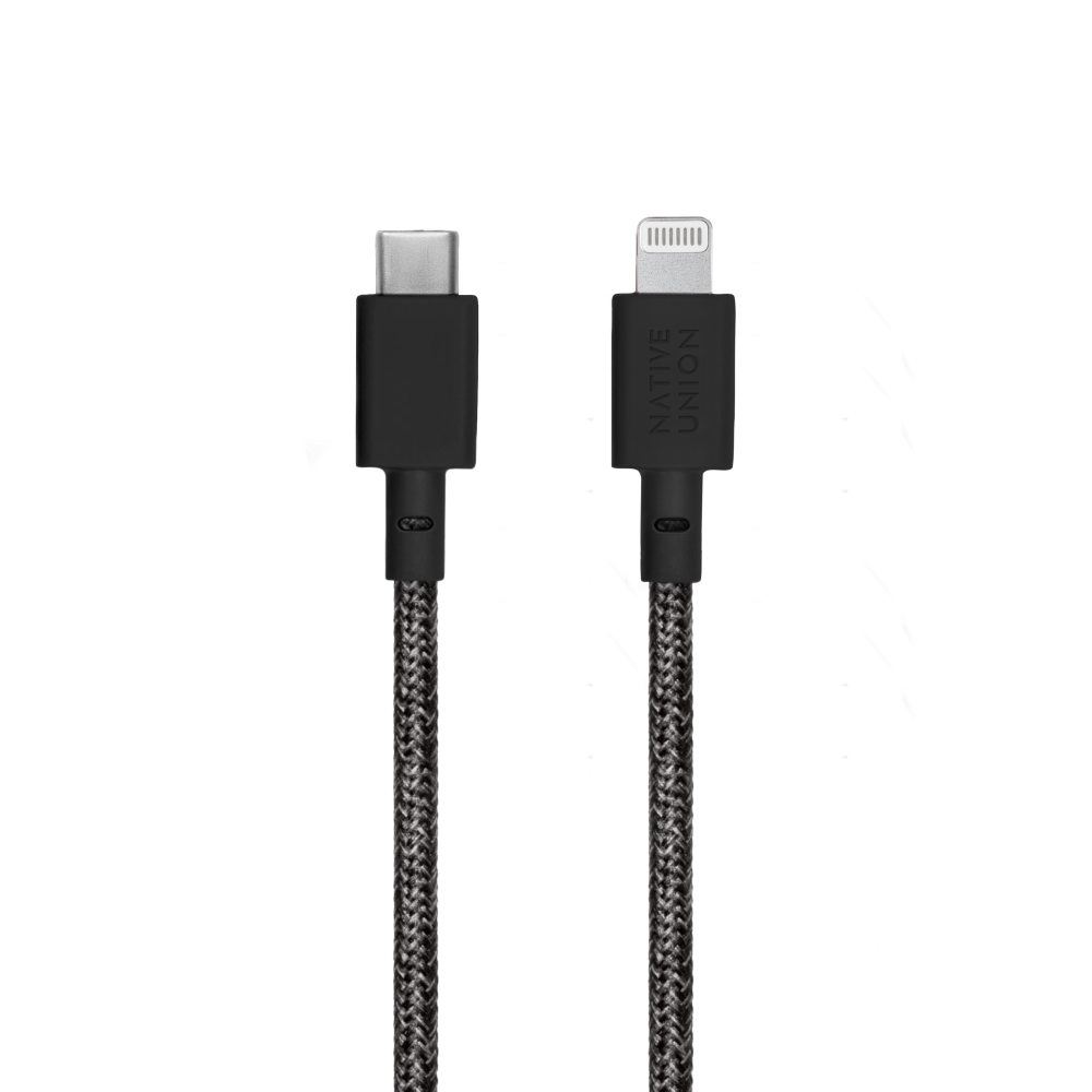 BELT CABLE PRIDE CHARCOAL (USB-C TO Lightning)