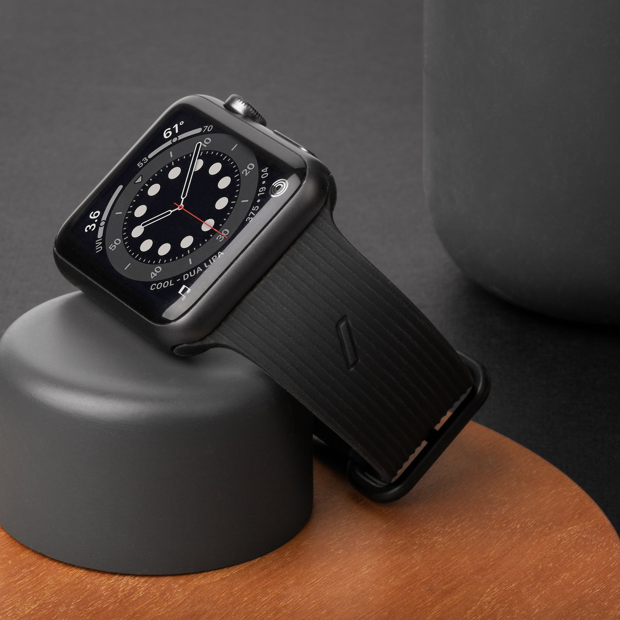 CURVE STRAP FOR APPLE WATCH - BLACK