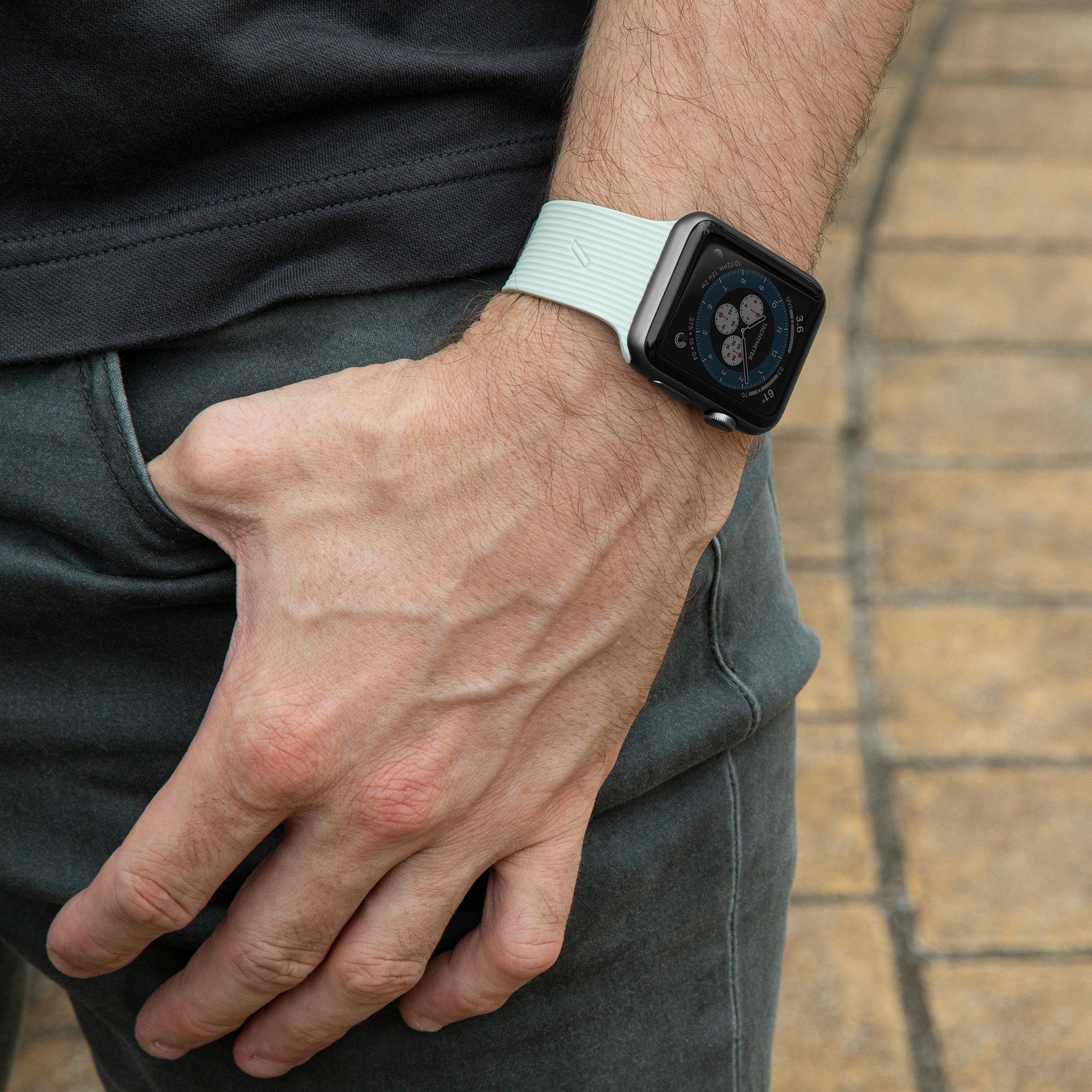 CURVE STRAP FOR APPLE WATCH - BLACK