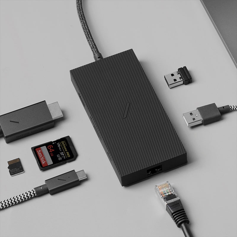 USB-C TYPE SMART HUB (The 7-in-1 adapter)