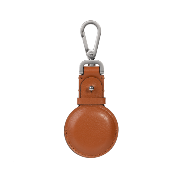 CLASSIC LEATHER AIRTAG CASE - TAN