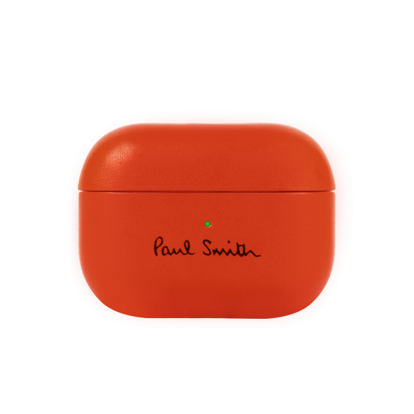 PAUL SMITH LEATHER AIRPODS PRO CASE - CORAL