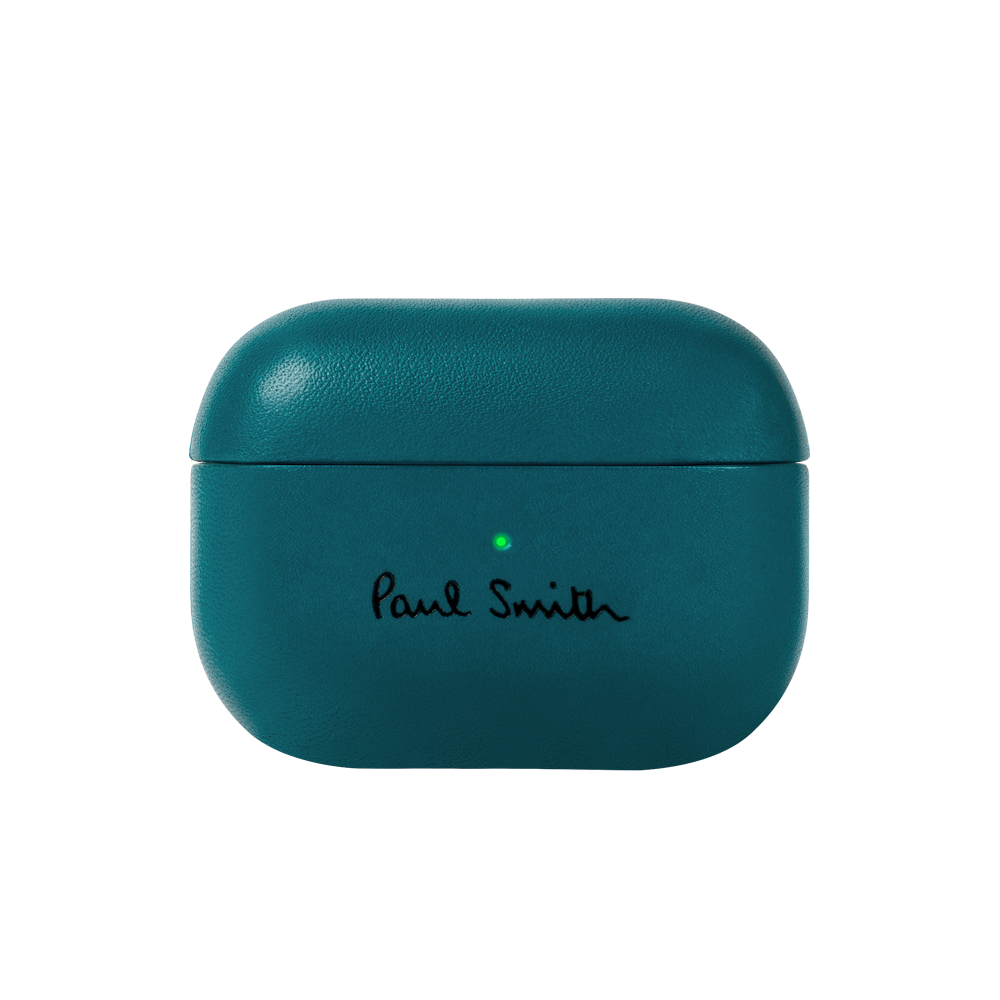 PAUL SMITH LEATHER AIRPODS PRO CASE - BLUE