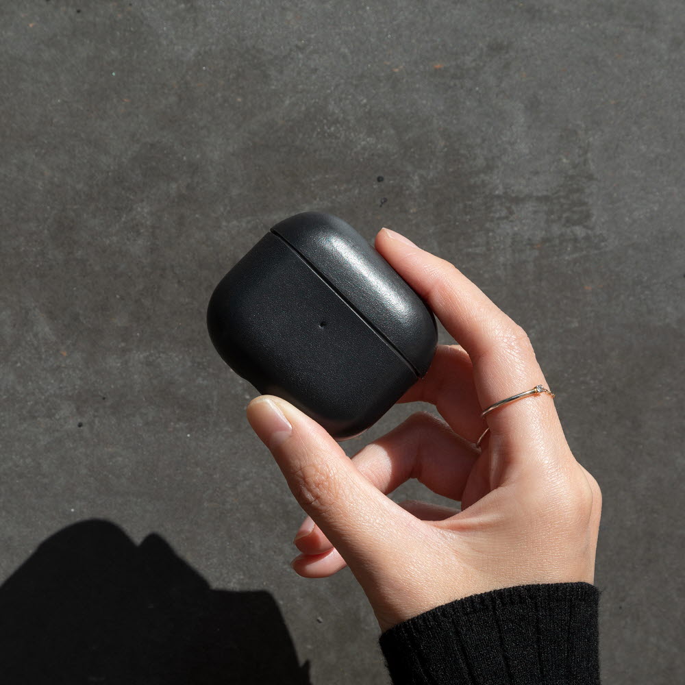 LEATHER CASE AIRPODS (3세대) - BLACK