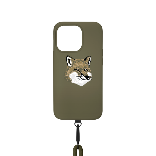 FOX Head Sling Case for iPhone 14Pro KHAKI GREY