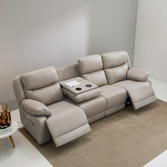 페리스 올나파 가죽 3인 4인 제로월 전동 리클라이너 소파