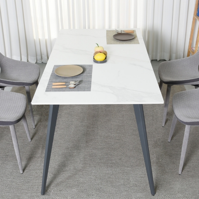 리버스 통세라믹 1400 철재 식탁 테이블