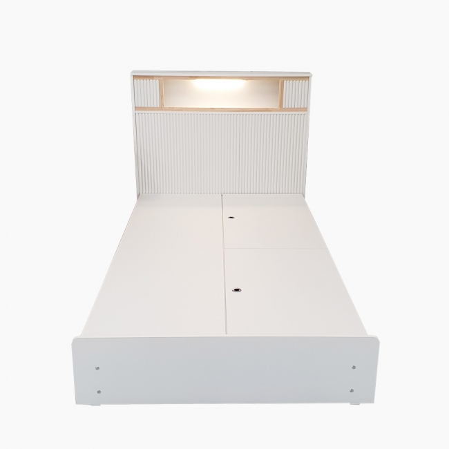 드리안 템바보드 편백원목 LED 수납 호텔 슈퍼싱글 침대