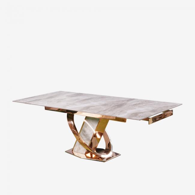 비에브 확장형 통세라믹 4인 6인 식탁 테이블(2200)