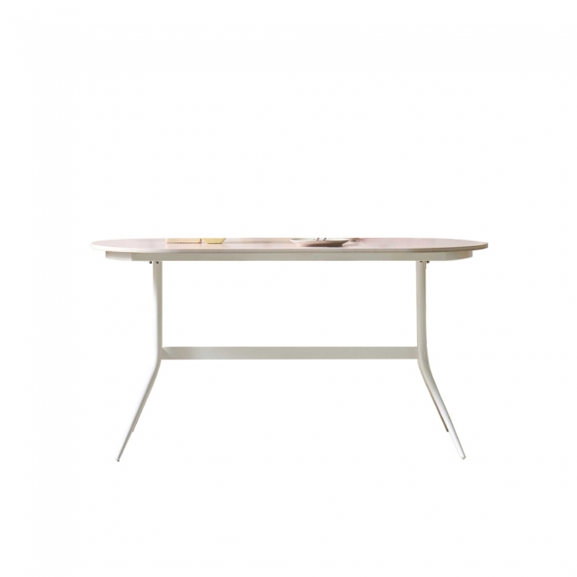 플로스 양면 포세린 세라믹 4인 식탁 테이블