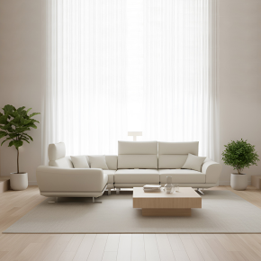 파루사 실리콘레더 스윙 5인용 코너형 소파