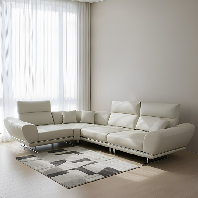 파루사 실리콘레더 스윙 5인용 코너형 소파