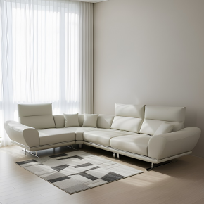 파루사 실리콘레더 스윙 5인용 코너형 소파