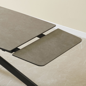 나한트 반자동 확장형 무소음 포세린 세라믹 2000 6인 다이닝 식탁 테이블