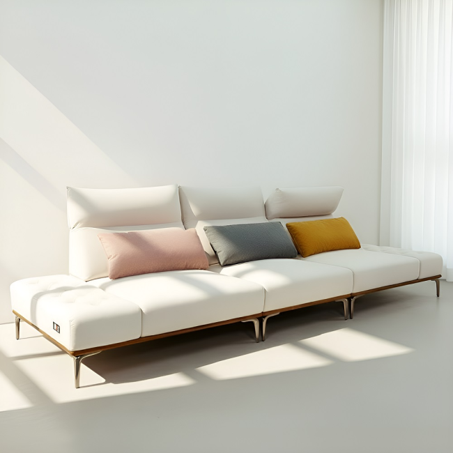 론데일 조야 아쿠아텍스 패브릭 애쉬원목 4인 소파