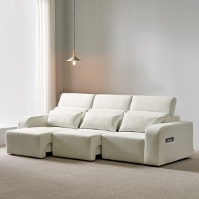 엘런스 아쿠아텍스 4인 모션 슬라이딩 무빙 리클라이너 소파