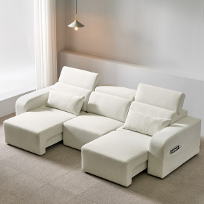 엘런스 아쿠아텍스 4인 모션 슬라이딩 무빙 리클라이너 소파