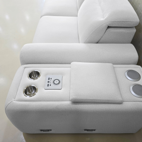 레이프 모션 슬라이딩 타이보 아쿠아텍스 4인 리클라이너 소파+컵홀더