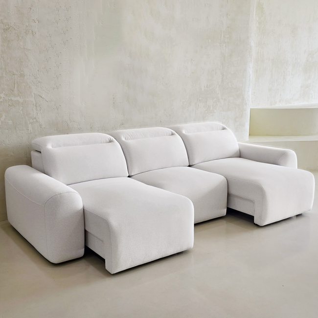 레이프 모션 슬라이딩 타이보 아쿠아텍스 4인 리클라이너 소파