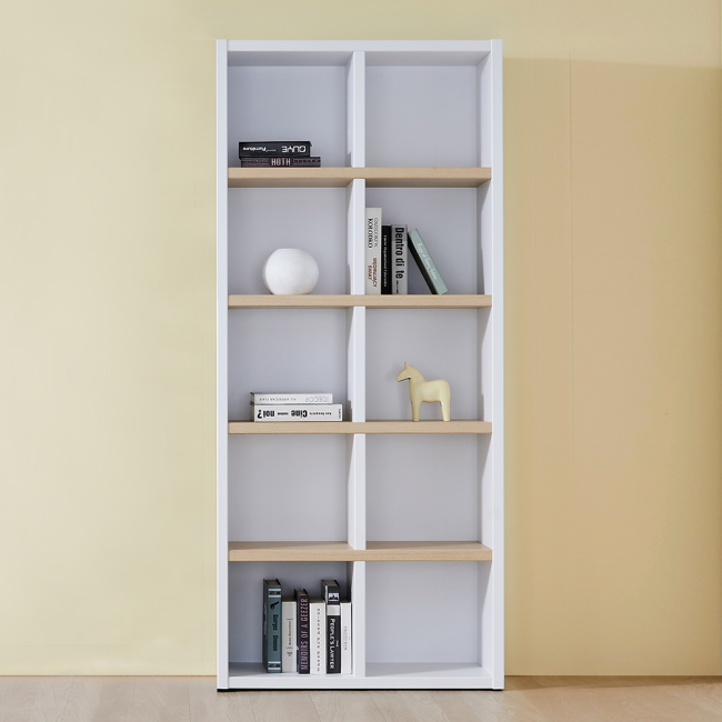 오스트 5단 900 높은 책장 책꽂이 선반 거실 장식장