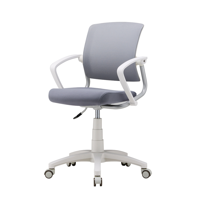 루트 A형 회전 높낮이조절 화이트팔걸이 틸팅 회의용 사무용 의자 RO-223W