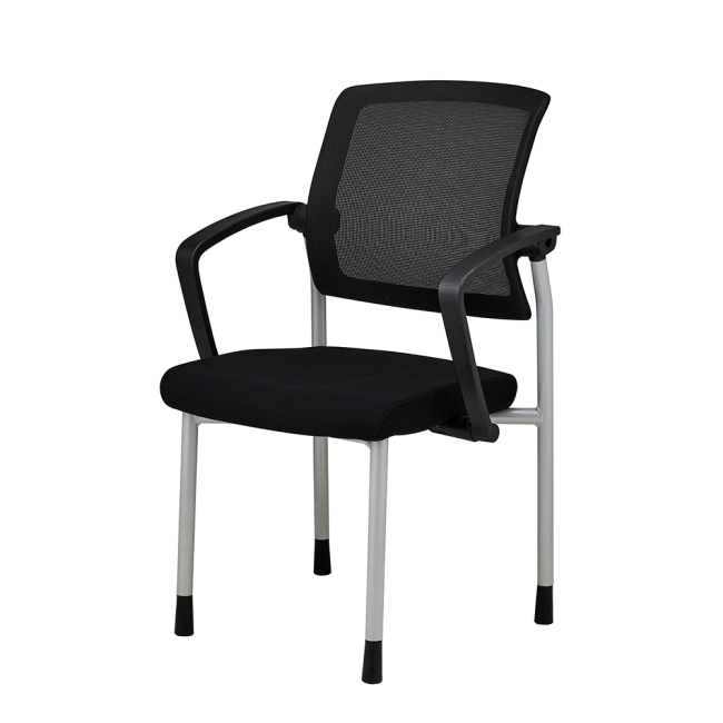 루트 A형 스타킹 블랙팔걸이 틸팅 회의용 사무용 의자 RO-227