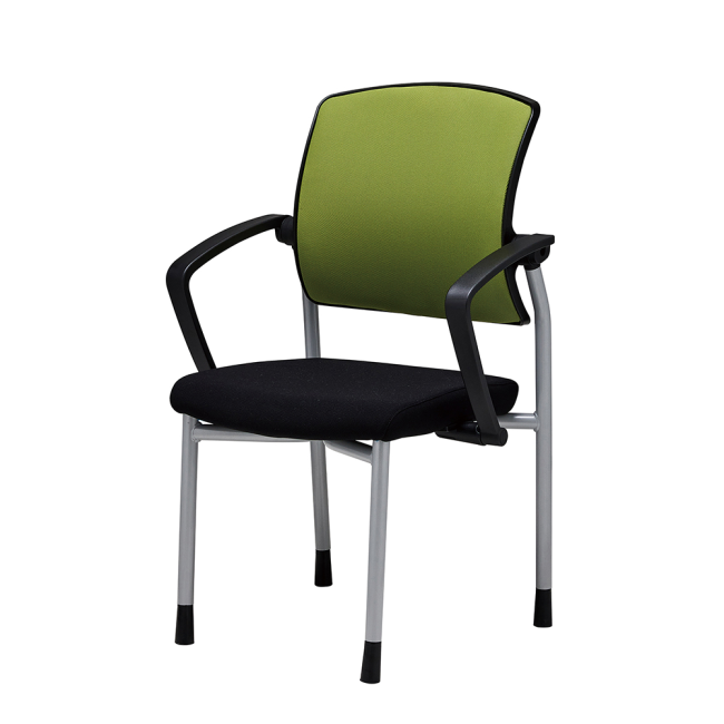 루트 B형 스타킹 블랙팔걸이 틸팅 회의용 사무용 의자 RO-228