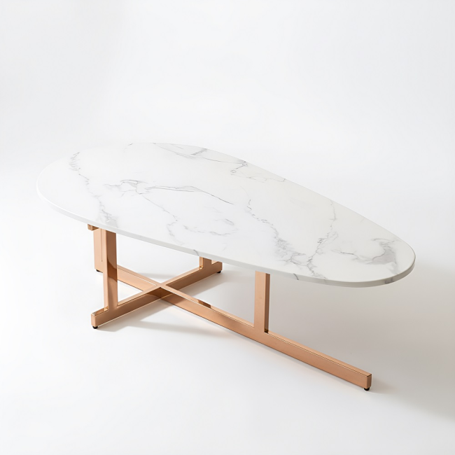 하일런 대리석 스물방울 스텐 스틸 거실 소파 테이블 좌탁