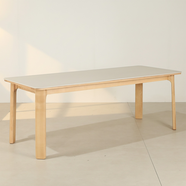 네브라 애쉬원목 포세린 세라믹 2000 6인 식탁테이블