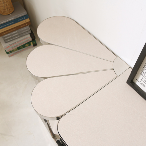 누벨로 서랍 포세린 통세라믹 스텐 스틸 2800 거실장 TV장