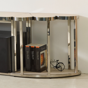 누벨로 서랍 포세린 통세라믹 스텐 스틸 2800 거실장 TV장