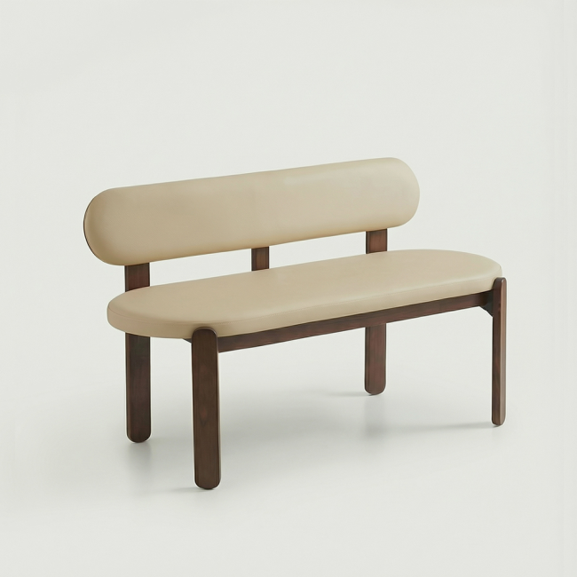 모네드 원목 1100 2인 등받이 벤치 의자