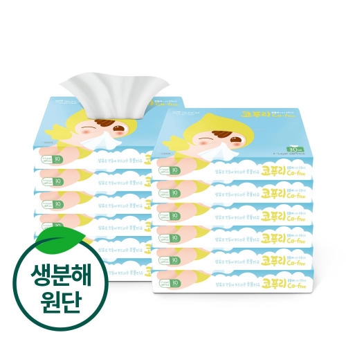 순둥이 콧물티슈 코푸리 휴대용 30매 12팩