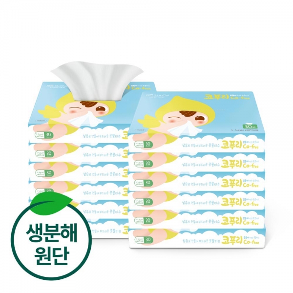 순둥이 콧물티슈 코푸리 휴대용 30매 12팩